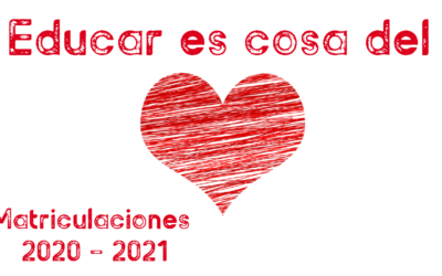 Comienza el proceso de matriculación de nuestro alumnado de Educación Infantil (4 y 5 años) y Primaria