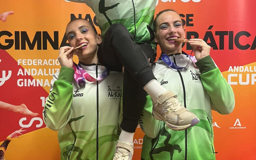 Dos alumnas del colegio brillan en el Campeonato de España de Gimnasia Acrobática