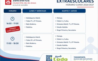 Actividades de Tarde – Curso 2026/2027